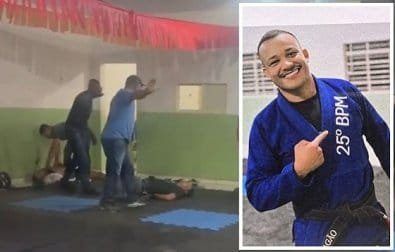 Cabo da PM é assassinado a tiros durante aula de jiu-jitsu de projeto social em Várzea Grande