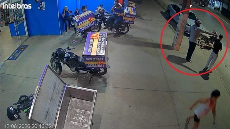 Homem tenta atirar na cabeça de desafeto em Mato Grosso, mas arma falha; veja vídeo