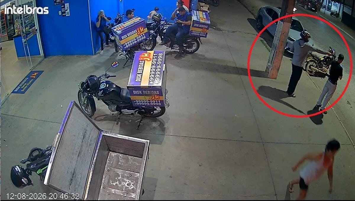 Homem tenta atirar na cabeça de desafeto em Mato Grosso, mas arma falha; veja vídeo