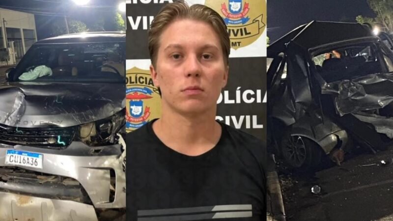 Vídeos flagram motorista bebendo antes de causar acidente que matou menino de 4 anos em MT