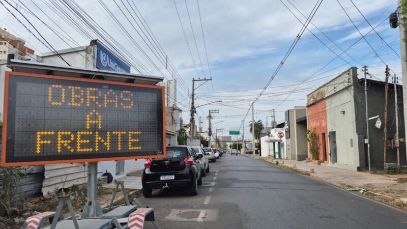 Rua na região central ficará interditada por duas semanas a partir desta terça-feira na capital