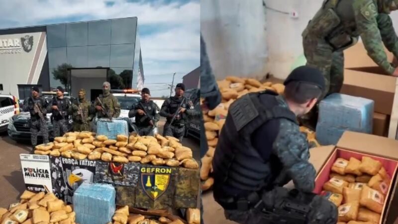 Traficantes são presos pela PM com 490 tabletes de ‘supermaconha’ avaliados em R$ 1 milhão