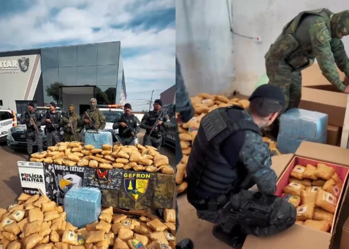 Traficantes são presos pela PM com 490 tabletes de ‘supermaconha’ avaliados em R$ 1 milhão