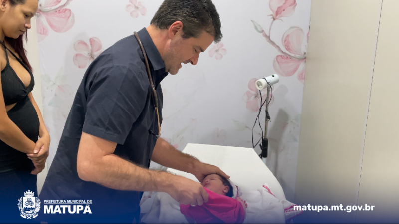 Atendimento Pediátrico reforça cuidado com os bebês de Matupá