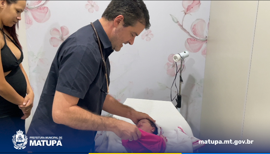 Atendimento Pediátrico reforça cuidado com os bebês de Matupá
