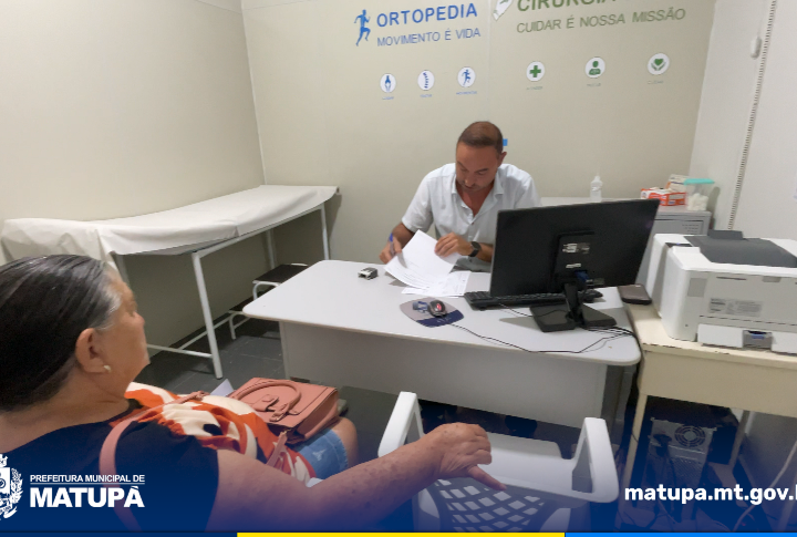 Atendimento em Ortopedia reforça orientações à população em Matupá
