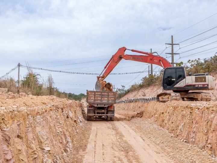 Obras no Contorno Leste avançam em várias frentes de trabalho em Cuiabá