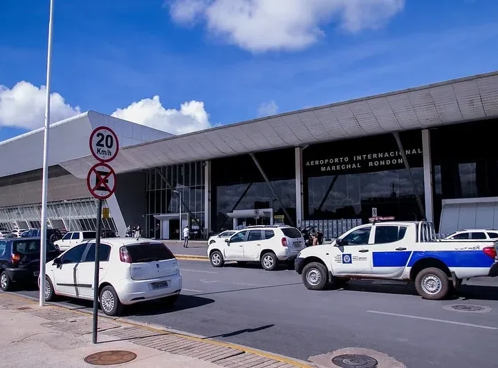 Pneu de avião estoura em pouso e afeta seis voos no Marechal Rondon, em Várzea Grande