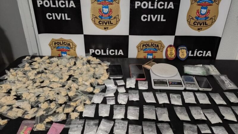 Casal de traficantes que vendia drogas no cartão e fazia delivery é preso com cocaína e ecstasy