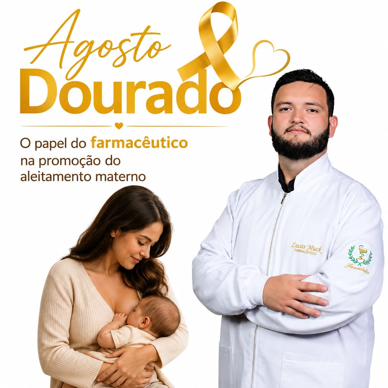 Agosto Dourado: o papel do farmacêutico na promoção do aleitamento materno.