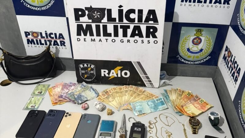 Dois homens são detidos  pela  PM suspeitos por roubo mediante sequestro em MT