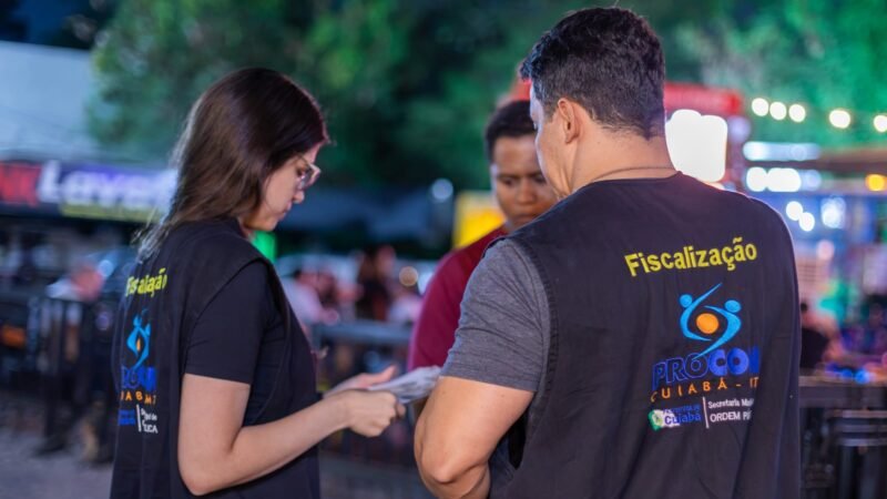 Procon realiza operação sobre campanha a favor das mulheres em bares e restaurantes de Cuiabá