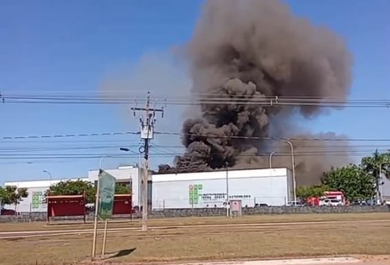 Incêndio atinge salas, biblioteca e almoxarifado de unidade do IFMT, veja vídeo