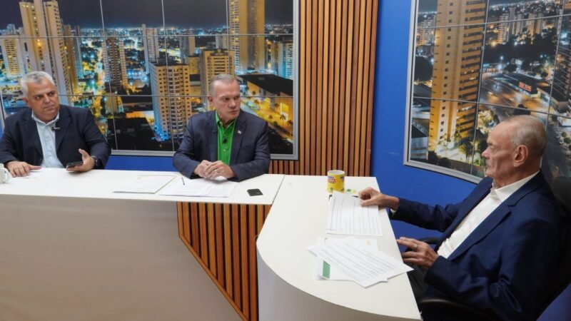 Na TV Cuiabá, WF promete “governo humano” e diz que Pivetta “renega a política”