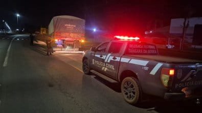 Motorista é preso transportando 23 tabletes de drogas em pneu de caminhão em rodovia de MT