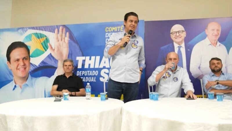 Deputado do MDB, Thiago Silva cita resultados da gestão e  declara apoio a Pivetta