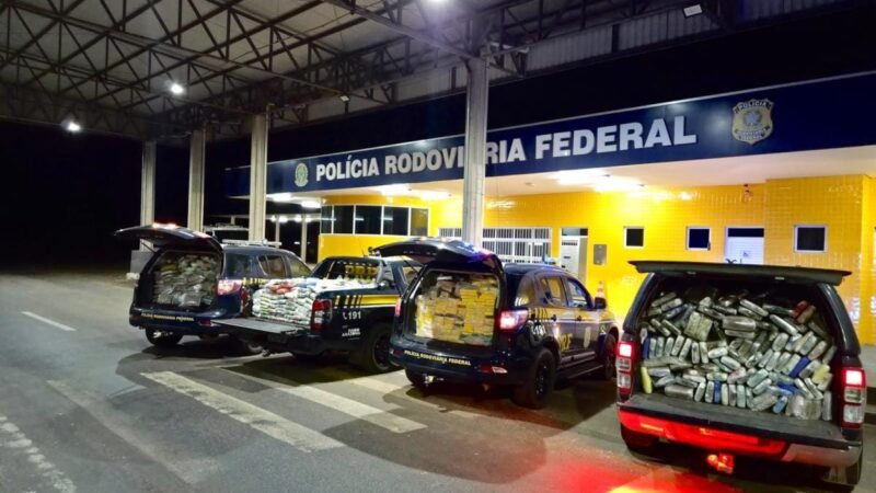 PRF apreende mais de 2,4 toneladas de drogas escondidas em caminhão na BR-070 em MT