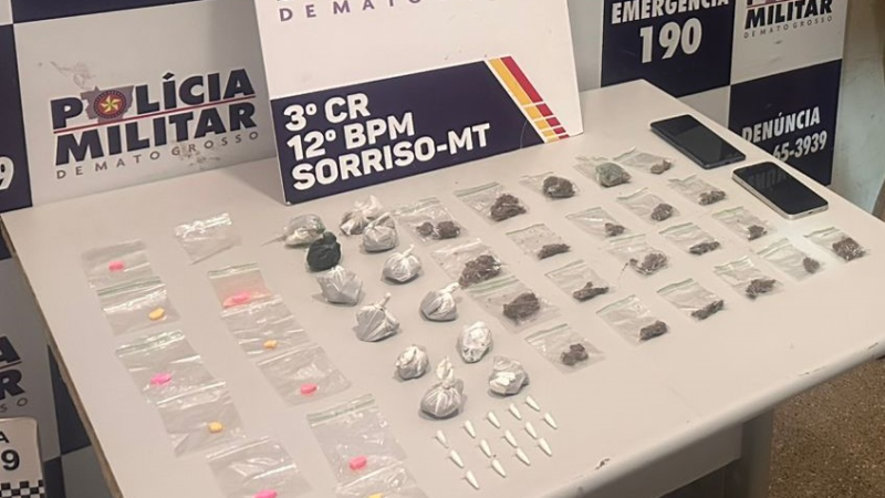 Polícia Militar prende duas mulheres e apreende menor por tráfico de drogas