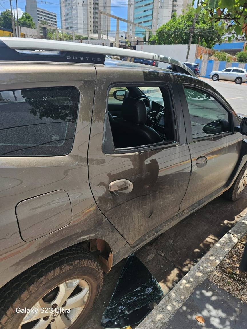 Ladrão filmado arrombando carro para roubar em bairro nobre de Cuiabá é preso pela Polícia Civil