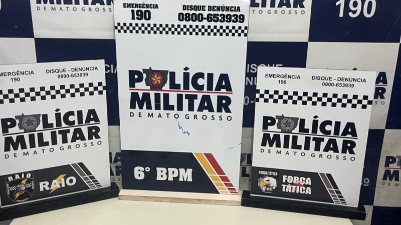 PM prende três membros de facção suspeitos de sequestro e tentativa de homicídio em MT