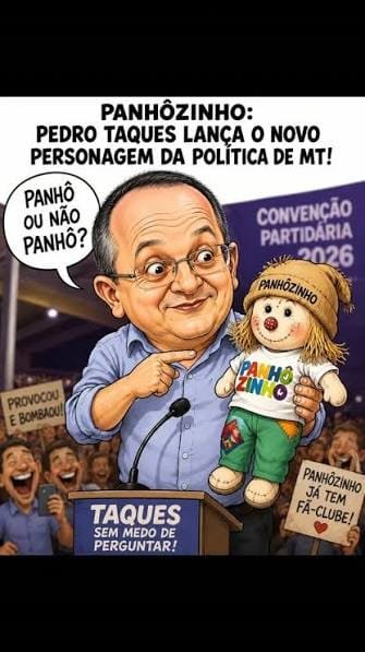 Boneco “panhôzinho” vai ganhar as ruas de Cuiabá e VG