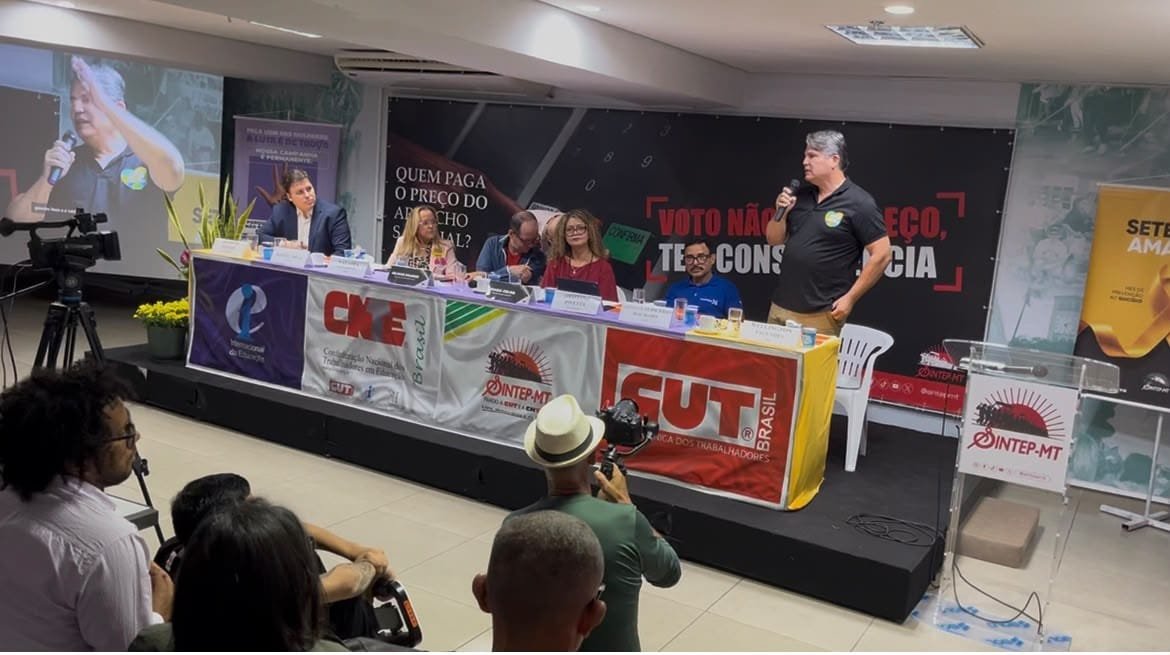 Wellington Fagundes apresenta propostas para educação em reunião com Sintep na capital