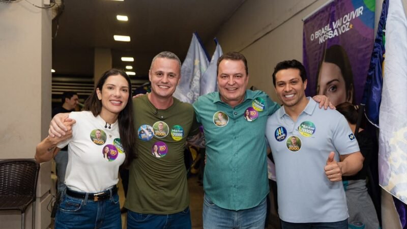 Em ato com Max e Janaina, Fred Murta reforça segurança como bandeira para Brasília