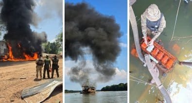 PF, Ibama e Funai combatem garimpo ilegal em terra indígena em Mato Grosso