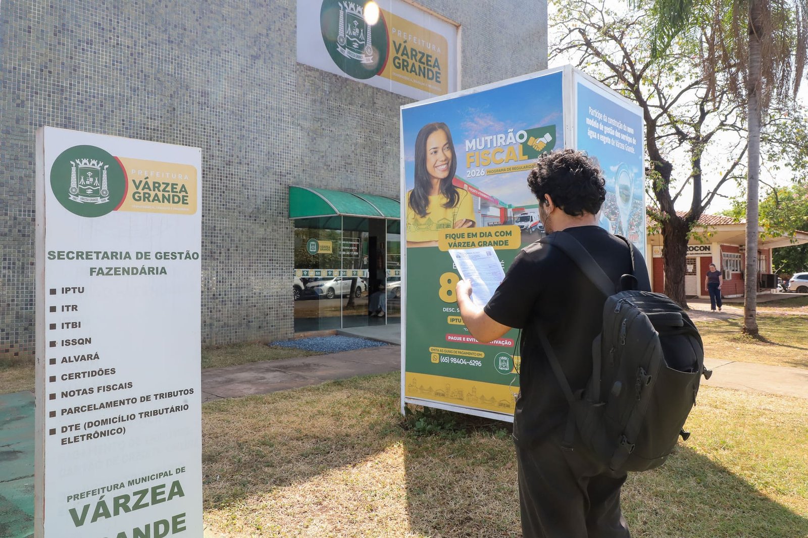Refis 2026 oferece até 80% de desconto em juros e multas em Várzea Grande