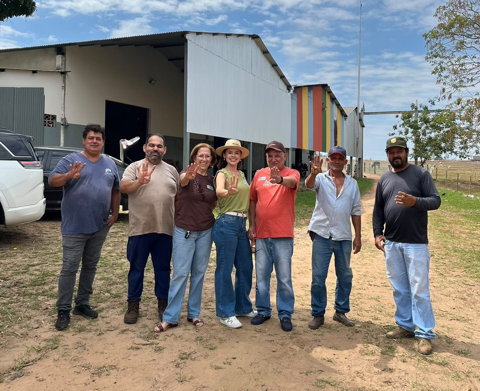 Michelly percorre quatro municípios e amplia diálogo com moradores de MT