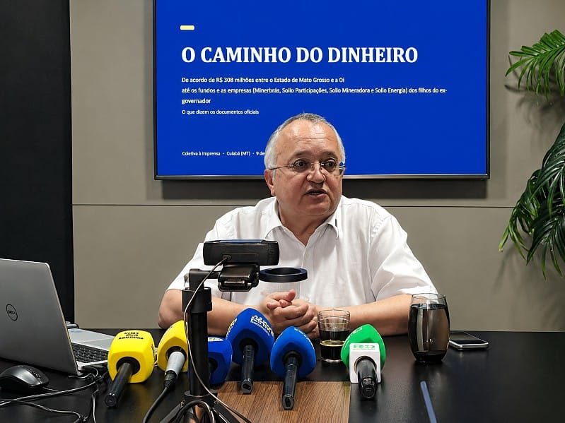 Taques acusa Mauro de “facção criminosa” e cobra extratos sobre R$ 308 milhões da Oi