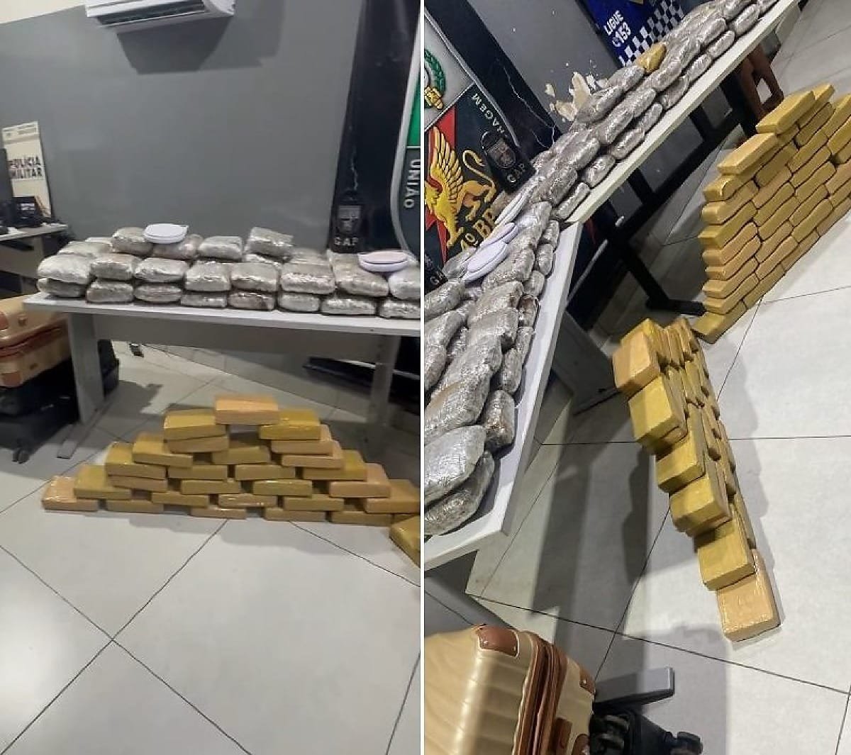 Homem é preso pela PM com mais de 170 tabletes de supermaconha em Várzea Grande