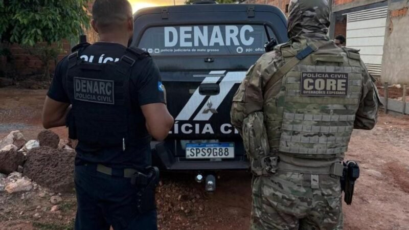 Polícia prende integrantes de facção por tráfico de cocaína, maconha e loló em Cuiabá