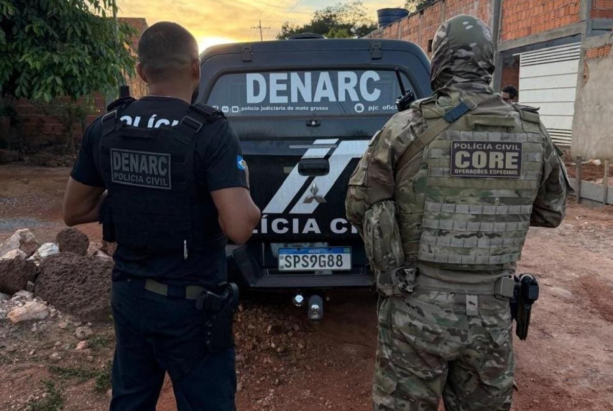 Polícia prende integrantes de facção por tráfico de cocaína, maconha e loló em Cuiabá