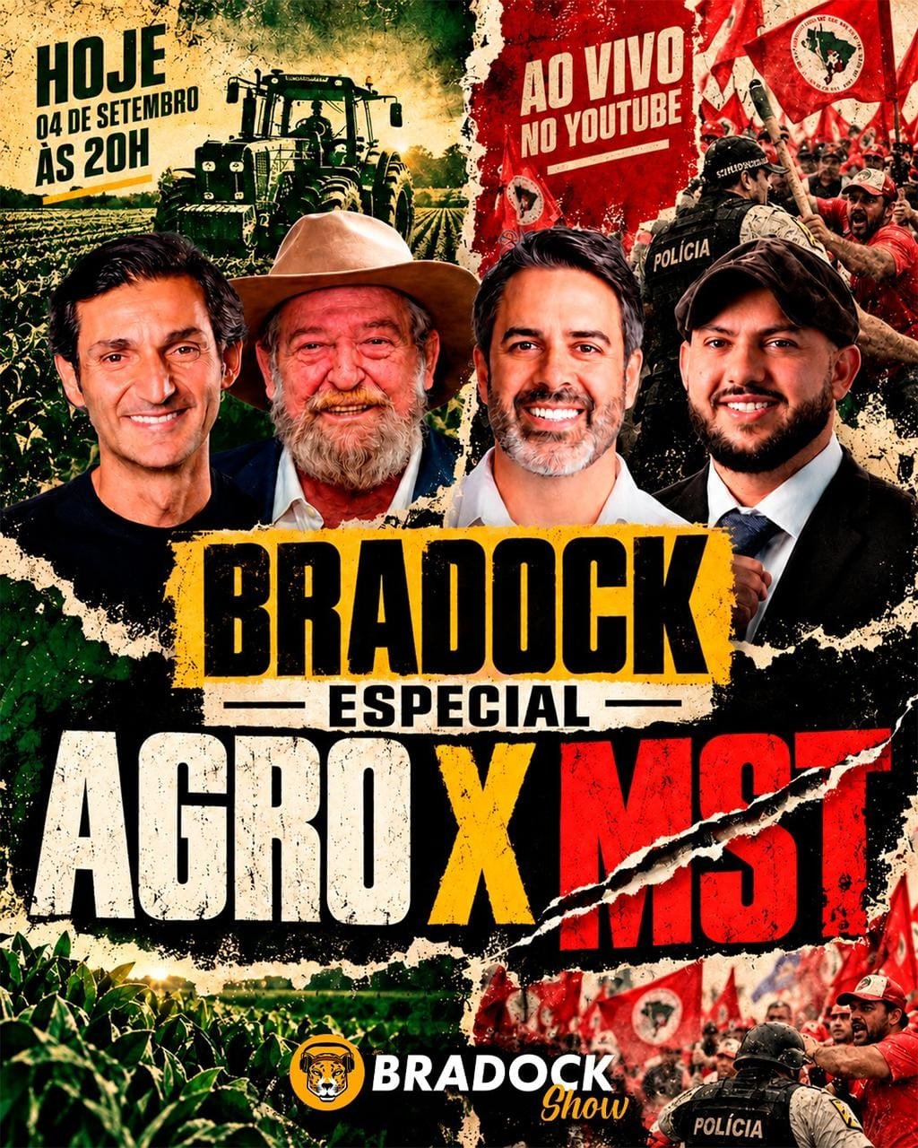 Barbudo debate agro X em podcast do universo Pânico/Jovem Pan nesta sexta-feira