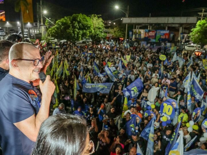 Pivetta e Mauro reúnem 6 mil pessoas na capital e prometem manter prosperidade em MT