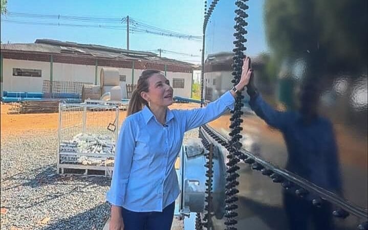 Flávia Moretti vistoria cinco reservatórios que ampliarão o abastecimento de água