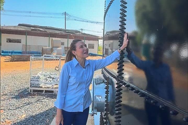Flávia Moretti vistoria cinco reservatórios que ampliarão o abastecimento de água