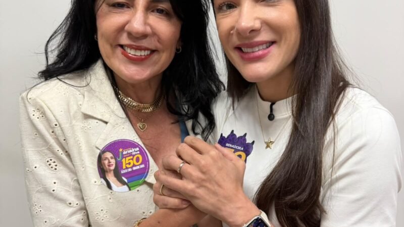 Prefeita de Cáceres declara apoio a candidatura de Janaina Riva para o Senado