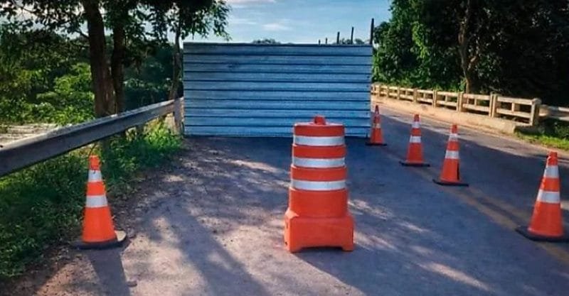 Com risco de desabamento, ponte sobre o rio Cuiabá será interditada durante 10 dias