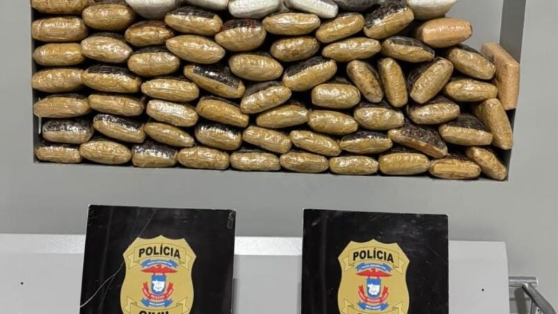 Traficante é presa com com 74 tabletes de supermaconha em residência de Várzea Grande