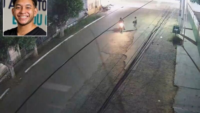 Câmera registra professor subindo em moto antes de desaparecer em VG