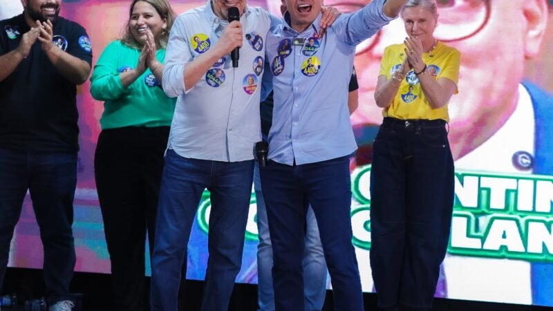 Pivetta revela voto em Diego Guimarães e defende reeleição de deputado em ato para 1 mil pessoas em Cuiabá