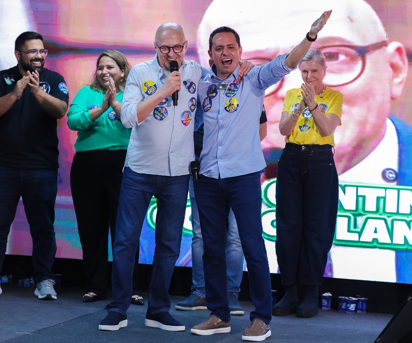 Pivetta revela voto em Diego Guimarães e defende reeleição de deputado em ato para 1 mil pessoas em Cuiabá