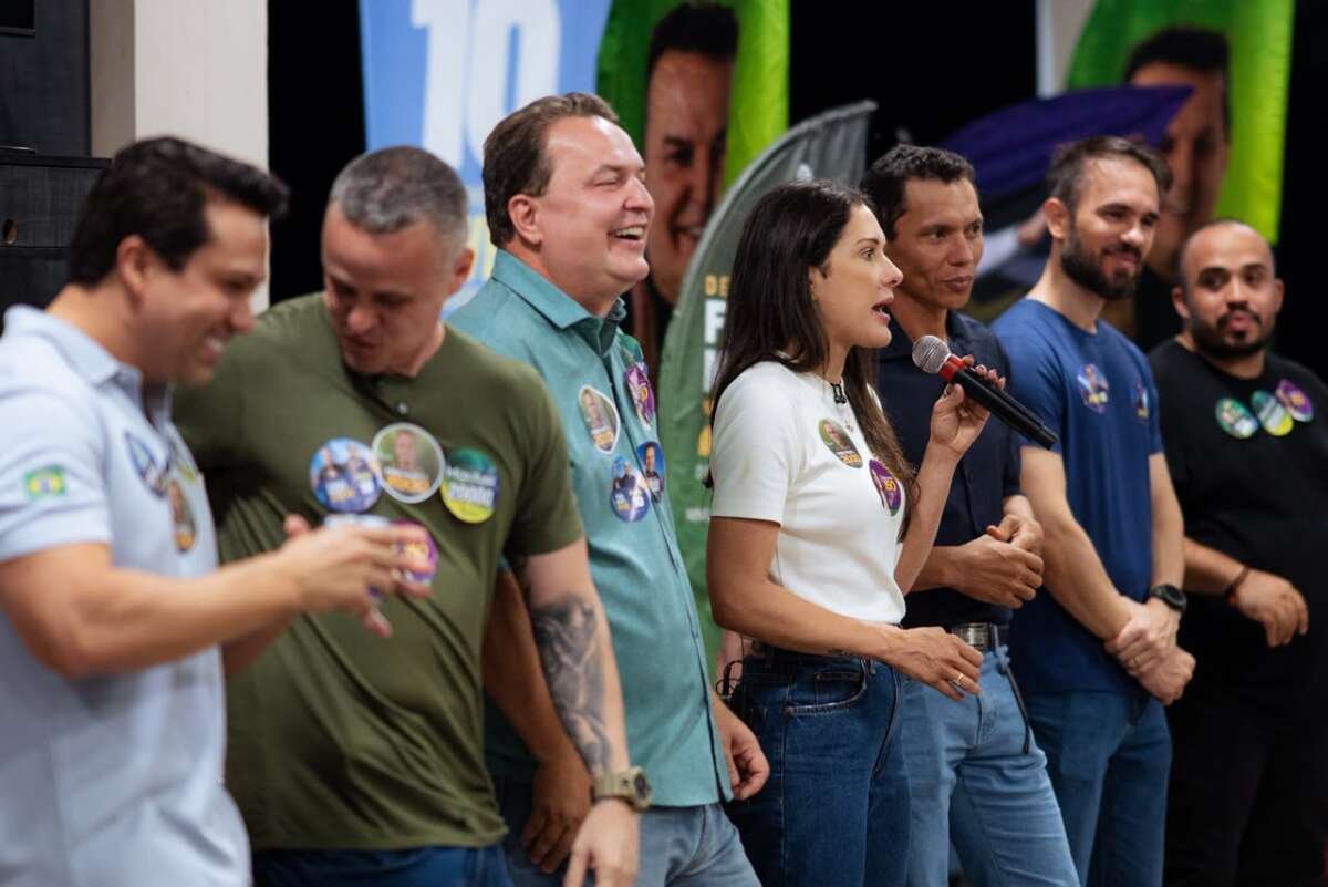 Janaina Riva diz que Max Russi será ‘estufa urna’ das eleições durante ato político