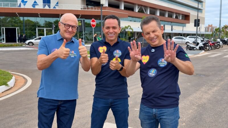 Mauro, Pivetta e Diego mostram união por Guarantã e luta do deputado pela obra no Santa Marta