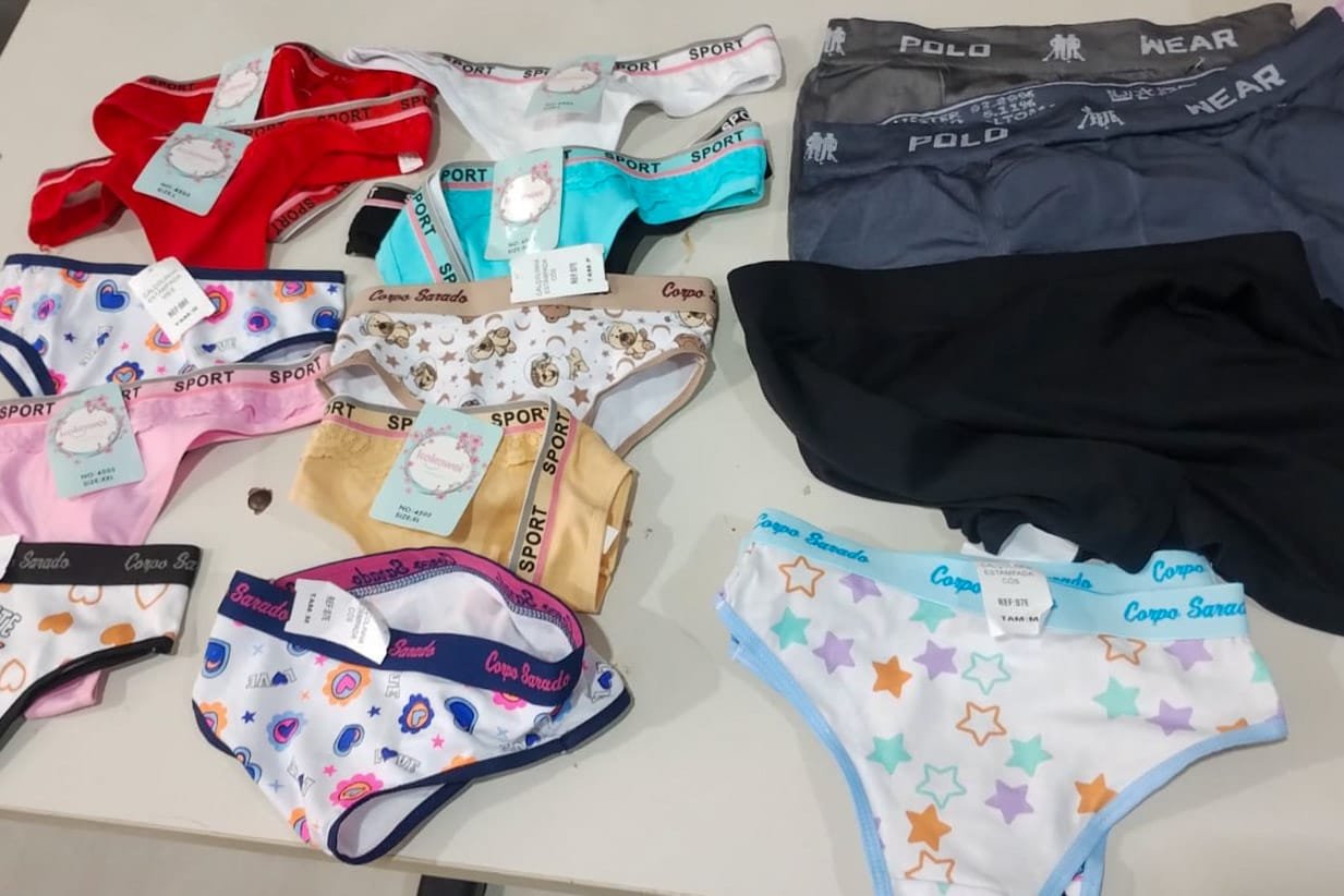 Idoso é flagrado furtando calcinhas infantis e cuecas em lojas de Várzea Grande