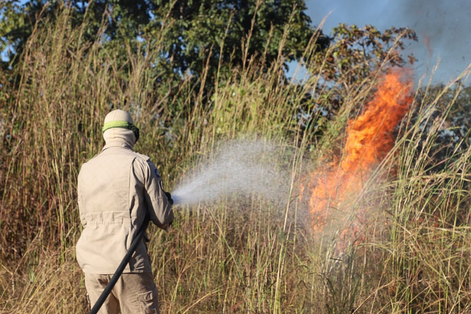 Corpo de Bombeiros combate incêndios florestais em nove municípios de MT