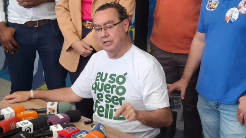 Em Cuiabá, Cury diz que Lula tem medo de enfrentá-lo no 2º turno: “pai da pobreza”