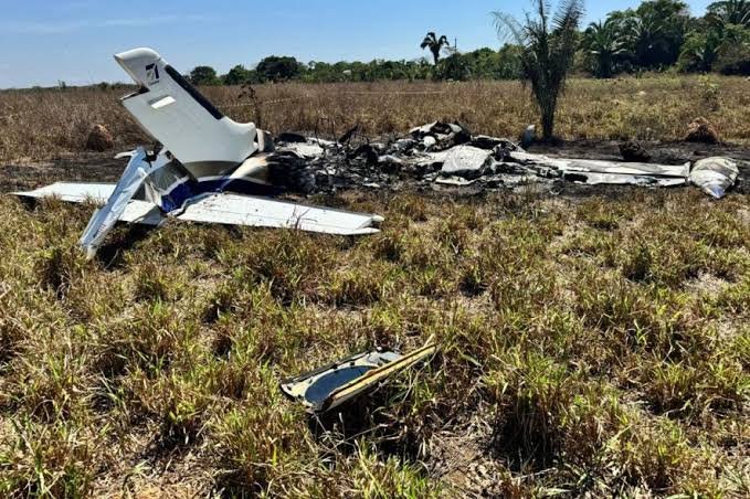 Dois dos três mortos em queda de aeronave em Mato Grosso seriam paraguaios
